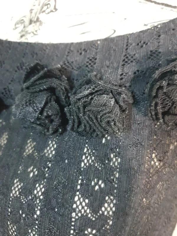 💜 Black boho embroidered top – Size XS/S – Good condition – photo 6